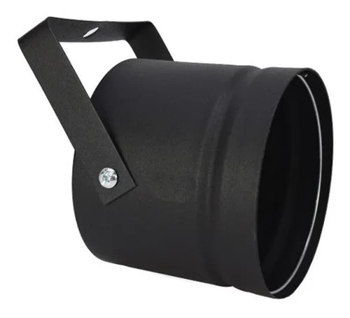 Spot Cabezal Cilindro Negro Ar111 Apto Led Obra Riel Local