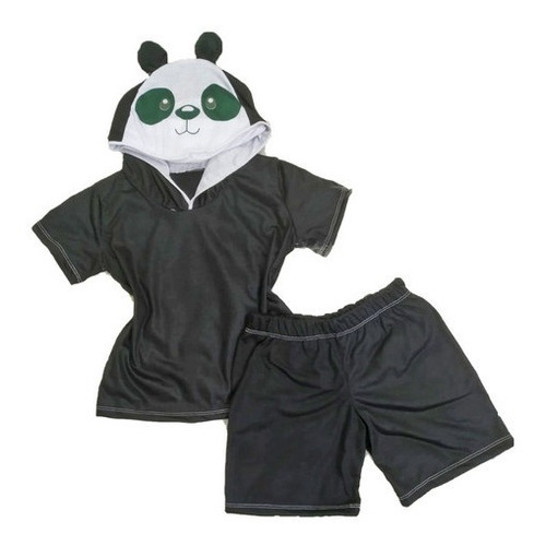 Conjunto Infantil Verão Menino Disney Panda Tamanho 1 Ao 14