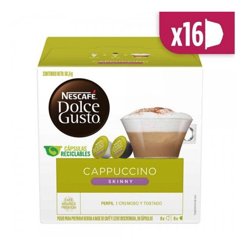 Nescafé Dolce Gusto 16 Cápsulas Cappuccino Skinny Oferta!!!!