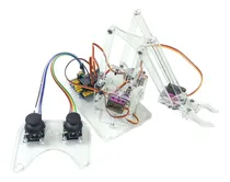 Comprar Kit Brazo Robot Programable Acrílico Servos De Metal  