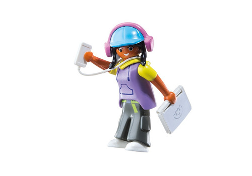 Imagen 3 de 5 de Personaje Chica Multimedia Tech 6828 - Playmobil