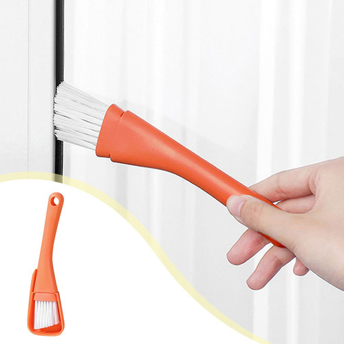 Cepillo De Limpieza N Besom Para Ventanas Y Grietas Househol Color Naranja