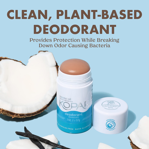 Desodorante Kopari Sin Aluminio Coconut Original & Charcoal