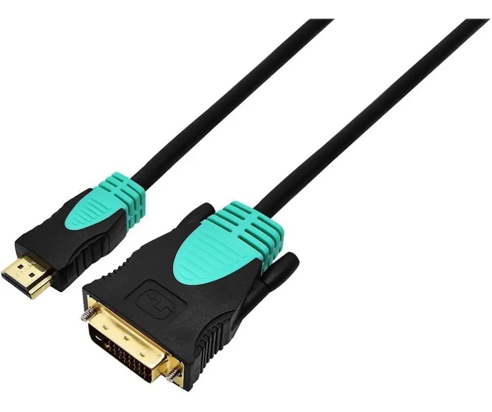 Cable Hdmi A Dvi-d Nisuta 1.50 Metros Ns-cadvhd2 Color Negro