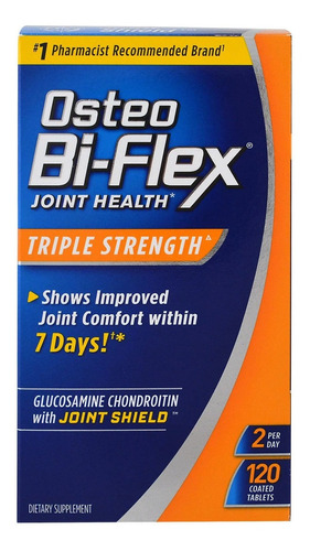 Suplemento en comprimidos Osteo Bi-Flex  Osteo Bi-Flex Triple Strength glucosamina y condroitina en pote 120 un