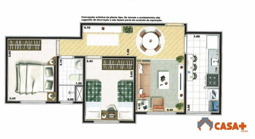 Apartamento Residencial À Venda, Jardim Bela Vista, Itapevi. - Ap0257