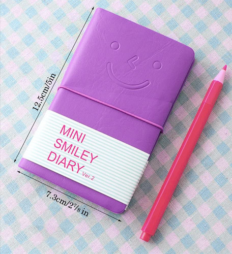 Caderno De Bolso L Smiley Paper Memo Diary Planner Jour 9010