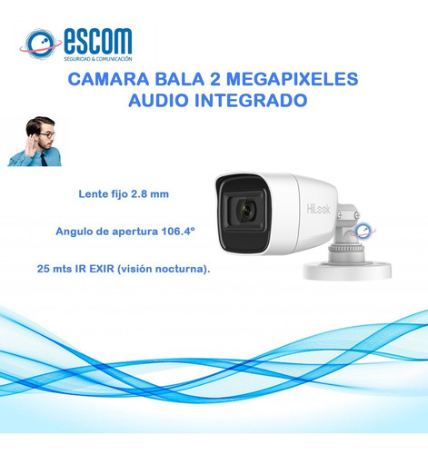 Imagen 3 de 7 de Kit Cctv 8 Cámaras 2mpx Micrófono, Dvr 8ch, Utp, Conectores