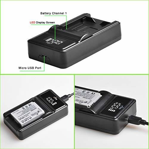 Juego Bateria Nb 5l Cargador Led Para Canon Powershot Is