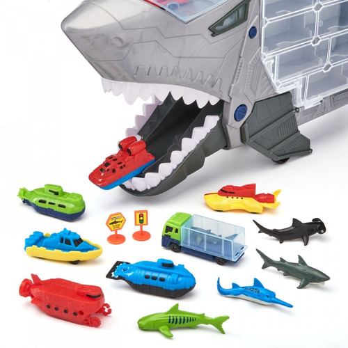 Imagen 3 de 5 de Set De Juego Transporte De Tiburon Kid Collection