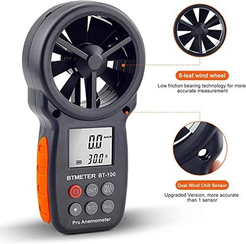 Anemometro Digital Btmeter -100wm