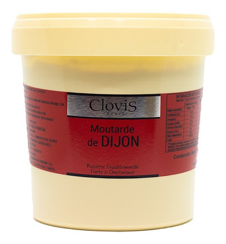 Mostaza Dijon Clovis X 1kg Francesa