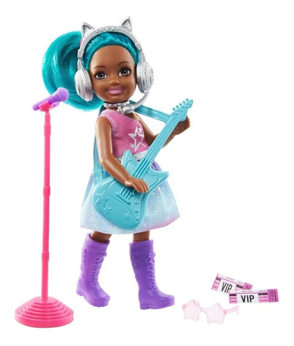 Barbie Chelsea Quiero Ser Estrella De Pop- Rock - Mattel