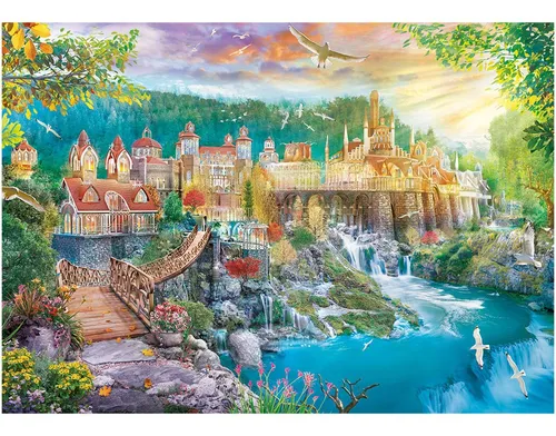 Puzzle 5000 Peças Vila Encantada
