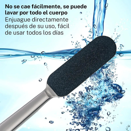 Lima De Pie De Manicura Profesional, Reutilizable, Acero Ino Plateado