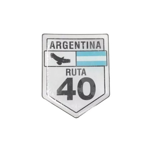 Calco Resinada Autoadhesiva Ruta 40 Argentina Parque Chas