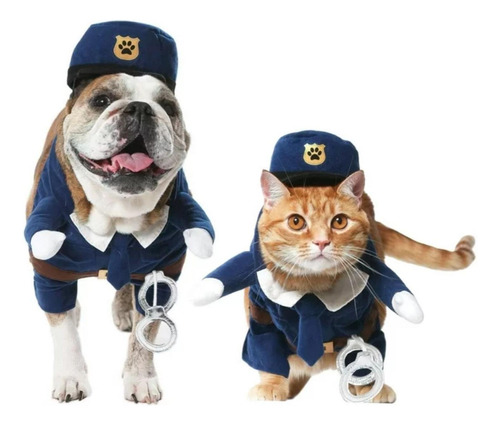 Disfraz Para Mascota Policia