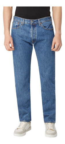 Pantalón De Caballero Jeans Modelo 501 Recto Con Botones
