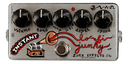Efectos Zvex Lo-fi Junky Vexter Series Chorus Vibrato Guitar