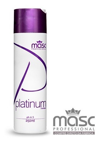 Imagem 1 de 2 de Shampoo Matizador Violeta Platinum 250g