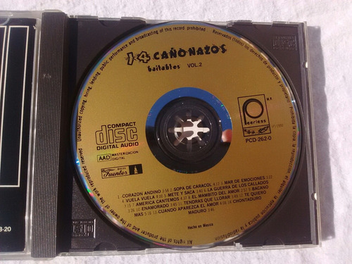 14 Cañonazos Bailables Vol 2 Cd (Usado)