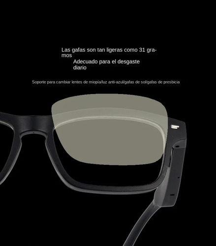 Gafas Bluetooth Inteligentes Con Gafas De Sol Anti-luz Azul