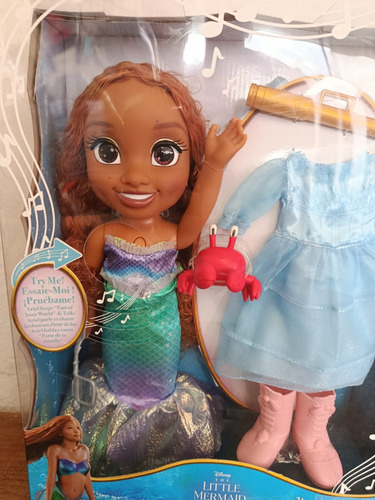 Muñeca Ariel Canta Y Luce De Disney Princess La Sirenita