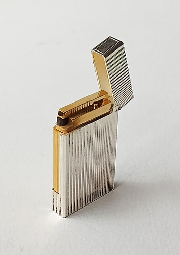 Encendedor S.t. Dupont Paris De Plata Con Estuche (Usado)