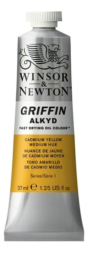 Oleo Griffin Winsor & Newton 37ml - Óleo Tono Cadmio Amarillo Medio