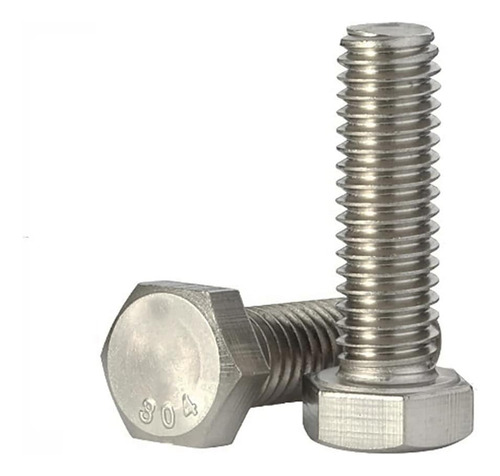 Perno Hexagonal M6x35 Paso 1 Inoxidable Pack 50 Unidades