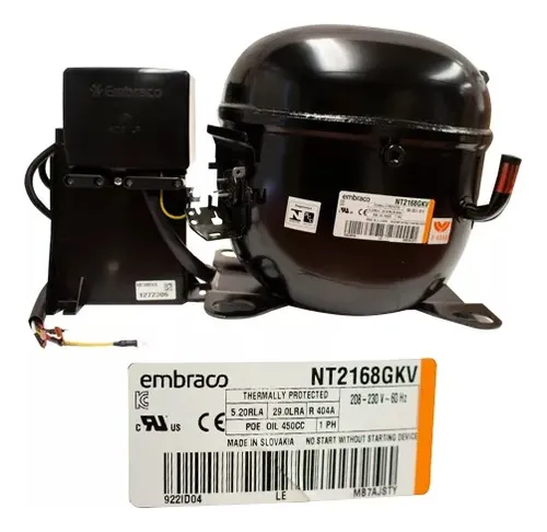 comprar Nt2168gkv Compresor Embraco Aspera 3\u002F4 Hp R404a Lbp 220v