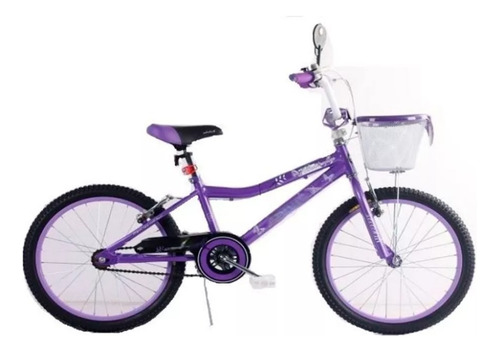 Bicicleta Niña Stich Rodado 20 - Paseo Con Canasto - Calidad