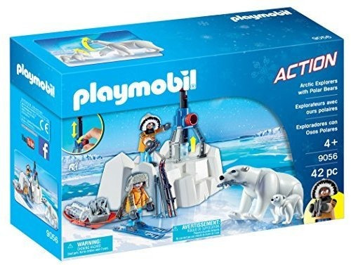 Exploradores Arctic Playmobil Con Osos Pzpqr
