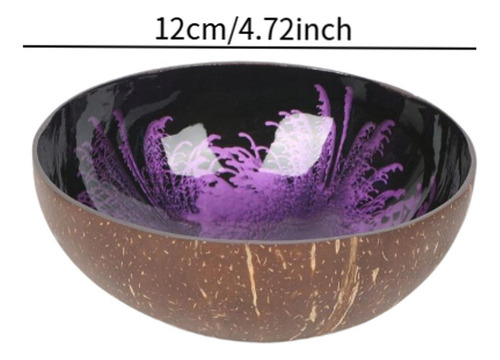 Cuenco Decorativo De Coco Para Llaves, Soporte De Violeta