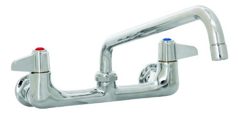 Grifo De Pared T&s Brass 5f-8wlx12 Con Centros De 8 Pulgadas