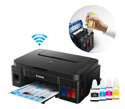 Impressora Multifuncional Colorida Canon Pixma G3110 Com Wi-fi Preto 220v