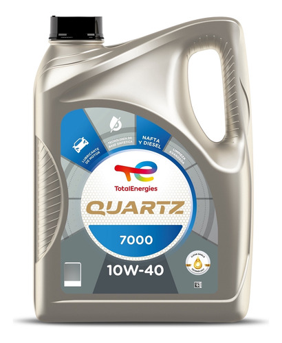 Aceite Motor Total Quartz 7000 10w40 4 Litros Semi Sintetico