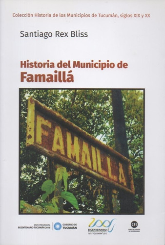 At- Im- Ht- Historia Del Municipio De Famaillá