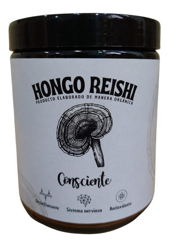Hongo Reishi En Polvo, Elaborado De Manera Orgánica