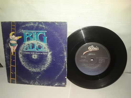 Compacto Trilha Sonora Big Alice I Miss You 1983