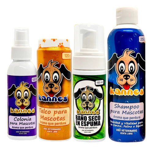 Espectacular Kit De Aseo Con 4 Artículos Para Toda Mascota