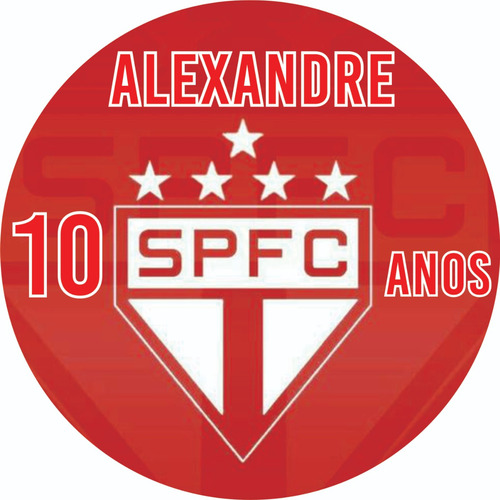 Etiqueta Adesiva Personalizada São Paulo 60 Unidades 4x4cm