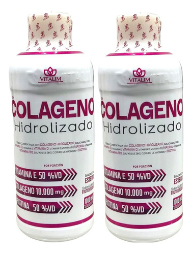 2 Colageno Hidrolizado 1000ml - mL a $26