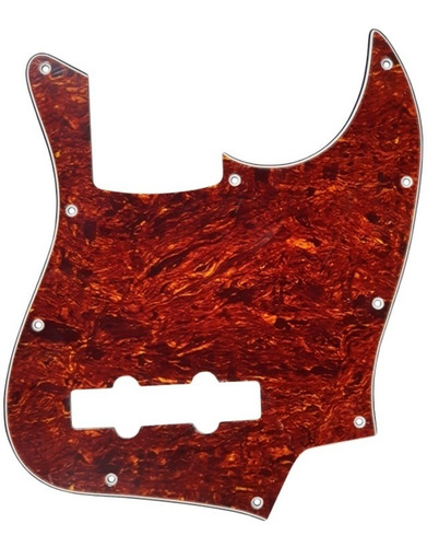 Imagen 1 de 1 de Pickguard Sambong M14 Carey Tipo Jazz Bass 3 Capas
