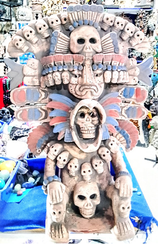 Mictlantecuhtli Dios Muerte Azteca Artesania Prehispánica M1