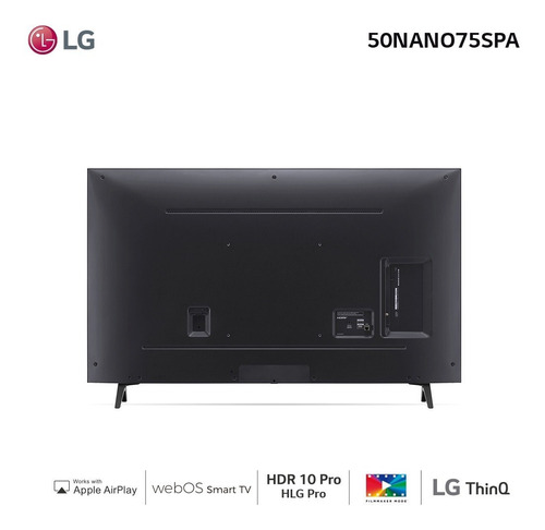 Imagen 4 de 5 de Smart Tv LG Ai Thinq 50nano75spa Led 4k 50 100v/240v