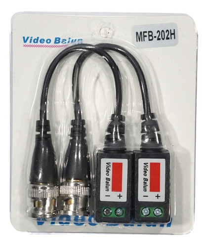Imagen 1 de 3 de Balun Pasivo Par, Ahd Tvi Cvi, 720p 1080p, Cctv X (25 Pares)