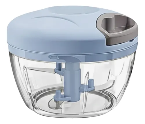 Mini Processador Triturador Manual De Alimentos Alho Cebola 500ml...