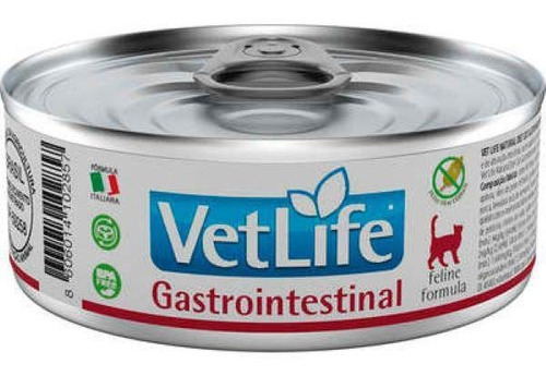 Ração Úmida Vet Life Gastrointestinal Para Gatos 85g