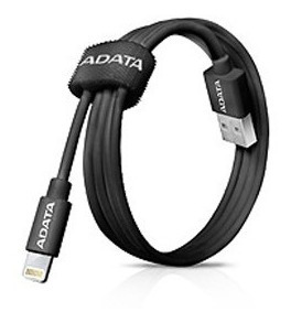 Cable Adata Compatible Para iPhone iPad Lightning 2.4a Negro